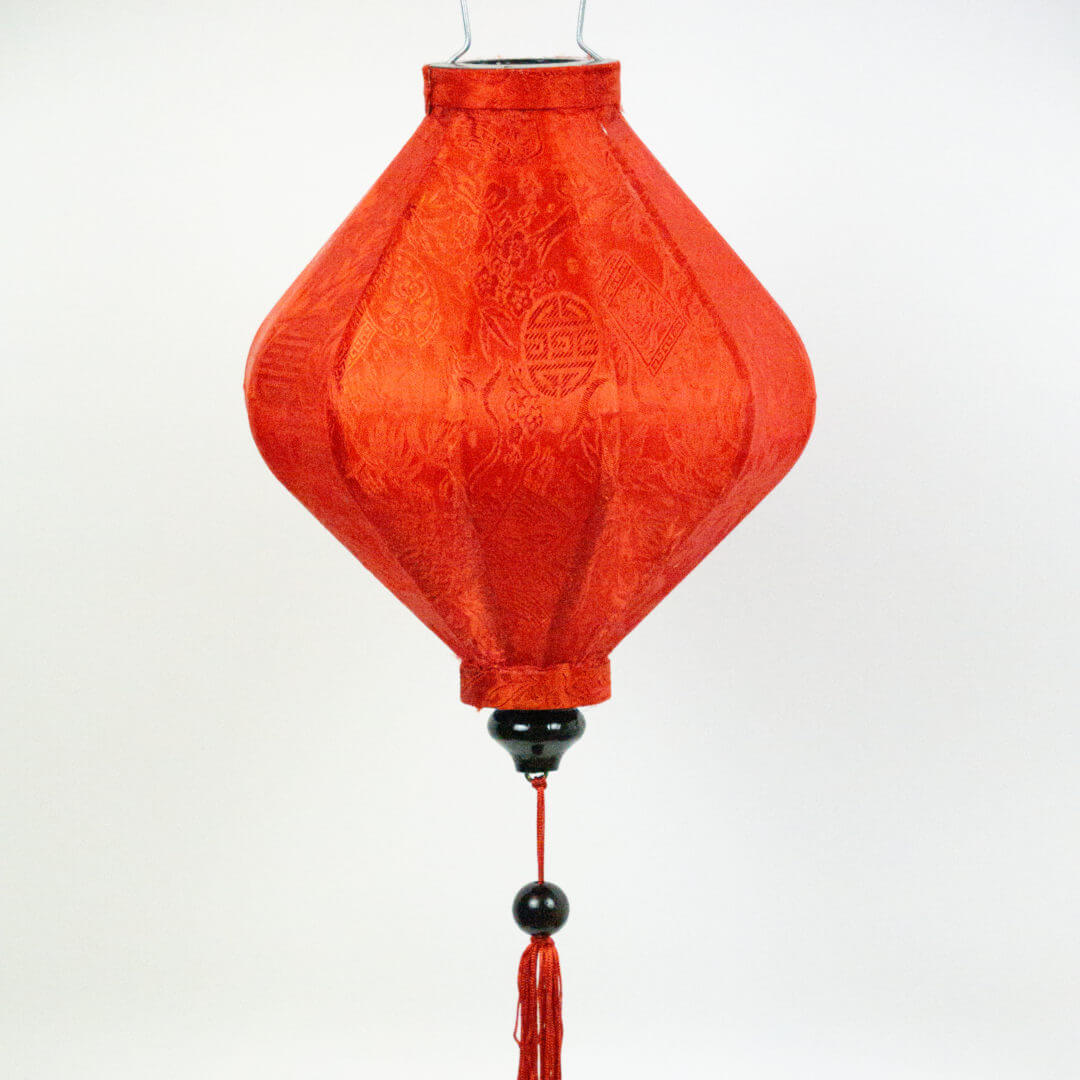 Hoi An Lampion Rot Diamant Vietnam Seidenlampion - Rot – Bild 2