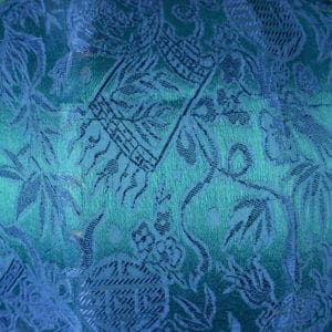 Vietnamesische Lampions Muster Seide 7 e1648708840970 Seidenlampion - Blau / Grün – Bild 6