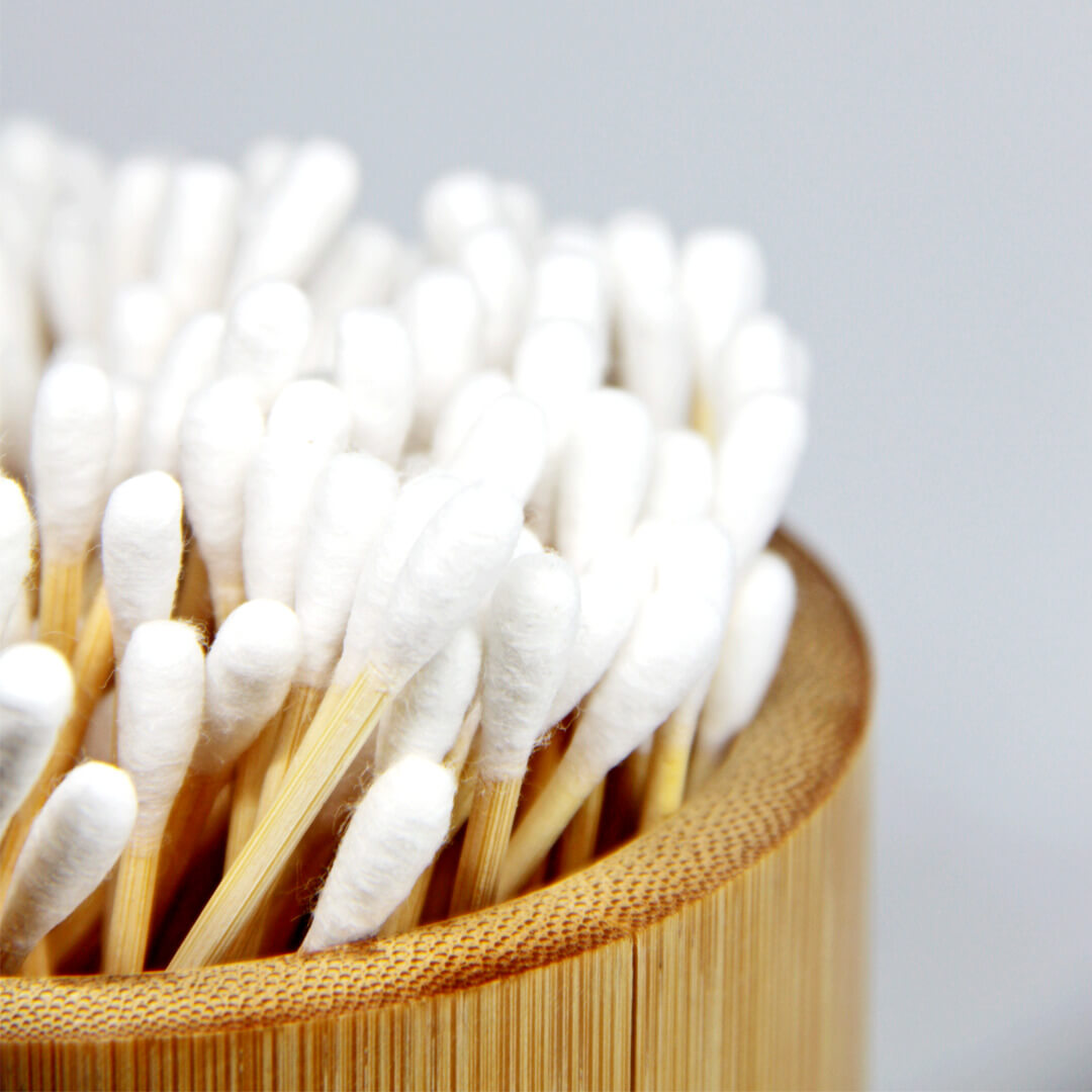 COTTON BUDS AMAZON 2 EcoHero Bambus Wattestäbchen in Bambusbox